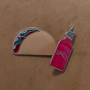 Cute Taco & Spicy Pin